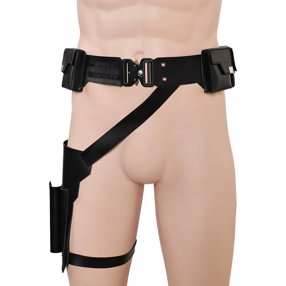 فستان بتصميم حالم باكي بارن التكتيكية تسخير حزام الخصر قناع فيلم البراغي من الرعد زي الملحقات رجل هالوين الدعائم الطرف