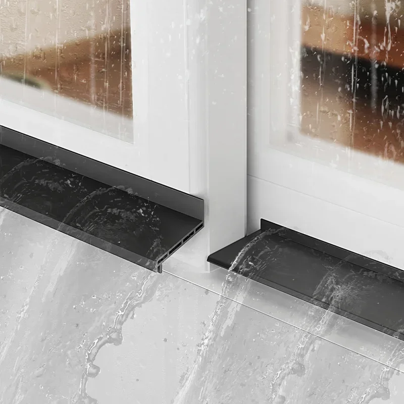 

1.1m TPE Self Adhesive Weatherstrip Waterproof Windproof Draft Stopper Noise Home Window Door Balcony Sliding Door Seal Strip