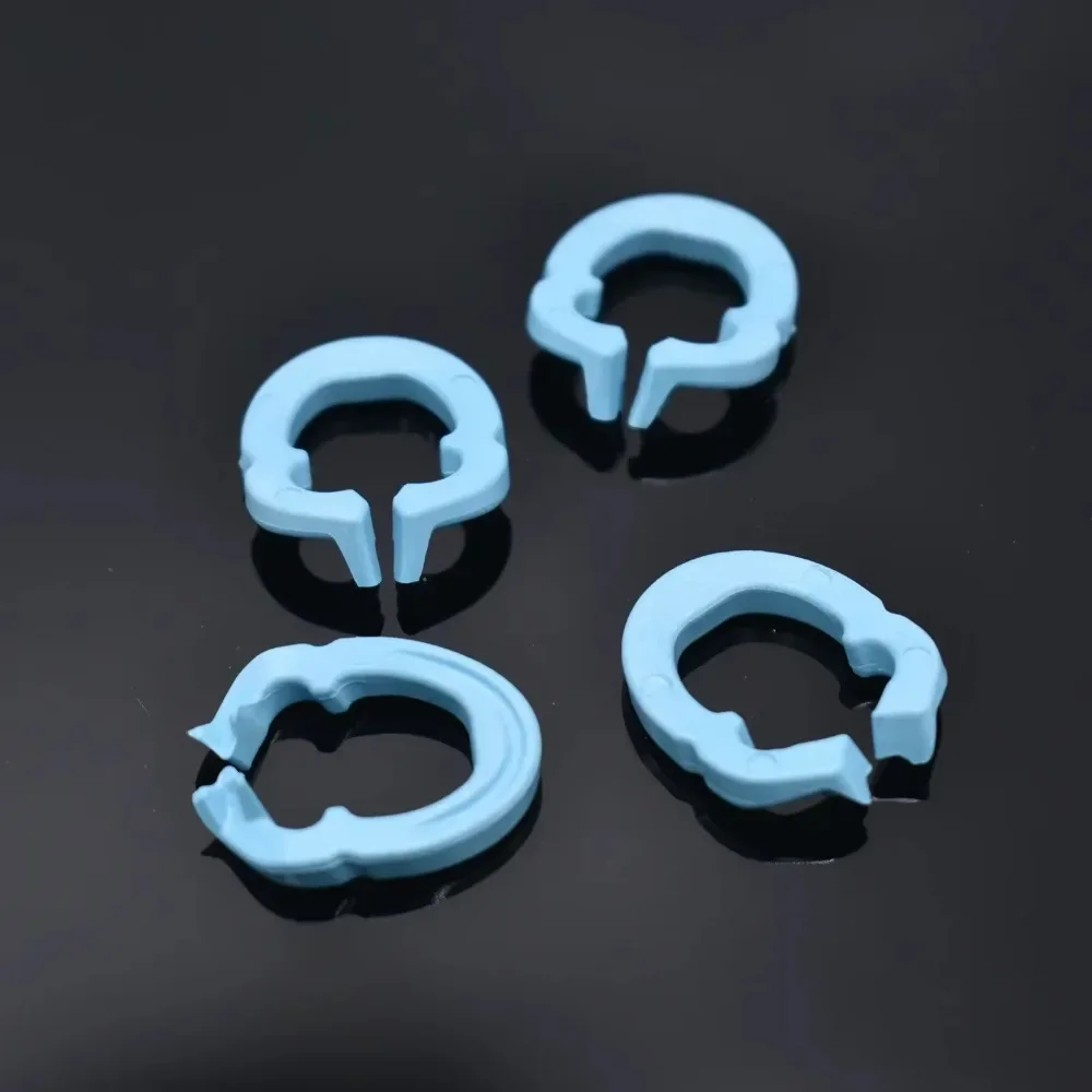 AG 4Pcs/Set Dental Resin Clamping Ring Separator Ring Sectional Contoured Matrices Holder Matrix Autoclavable Fixed Clamp