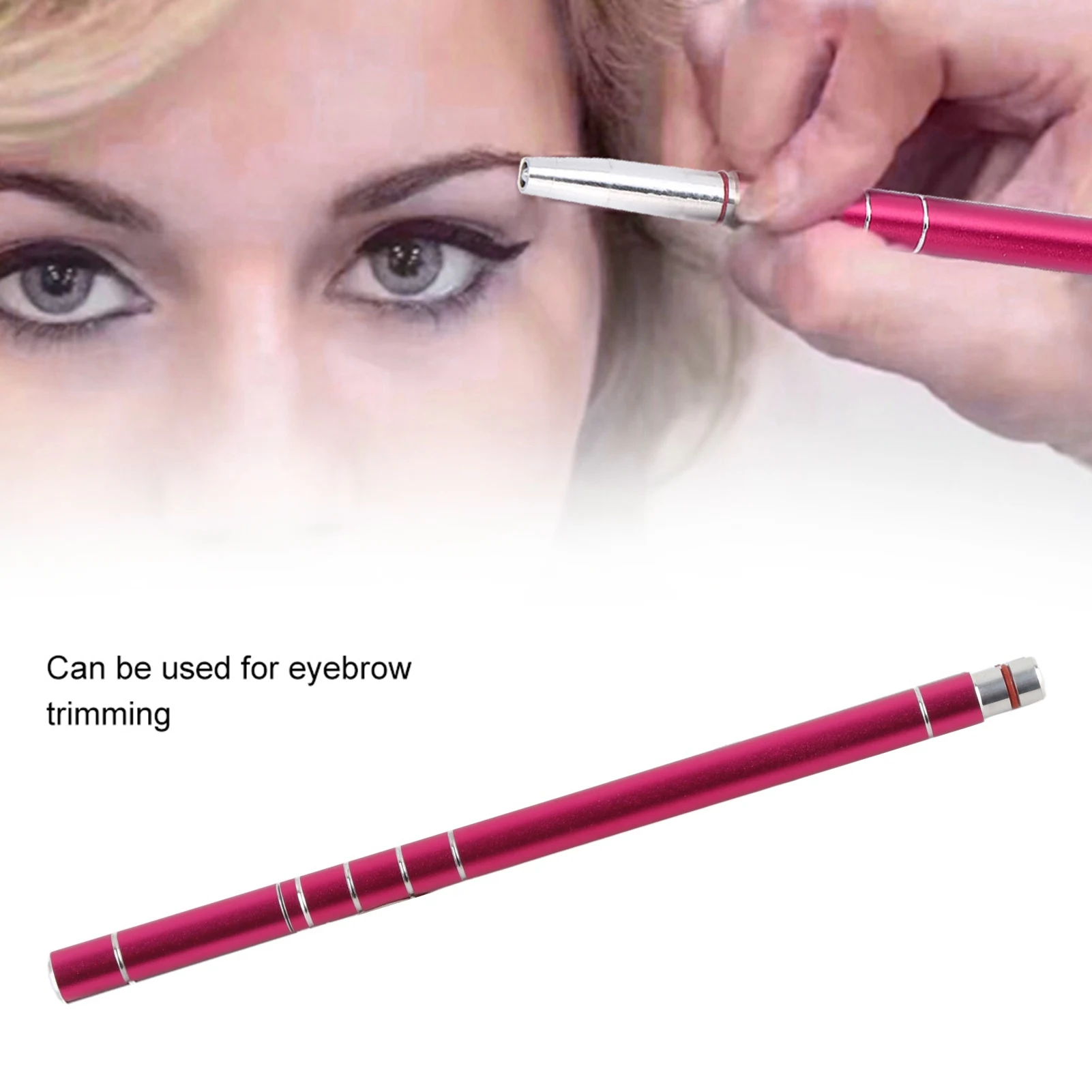 

Portable Hair Razor Pen with Stainless Steel Blade - Eyebrow Beard Precision Engraving Styling Tool