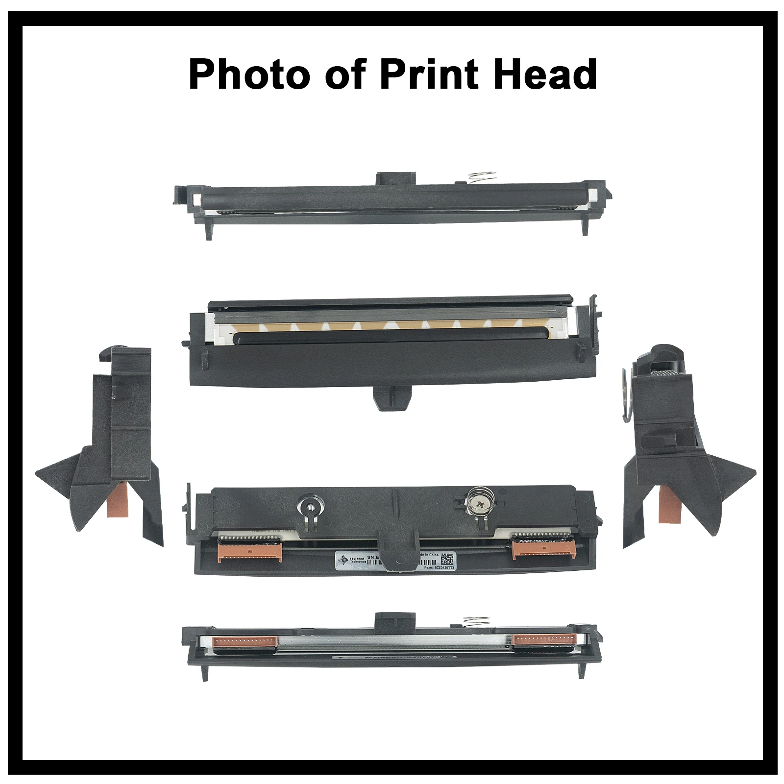 P1080383-007 300dpi Thermal Printhead for Zebra ZD420 ZD420T ZD620 ZD620T Printer,Brand New