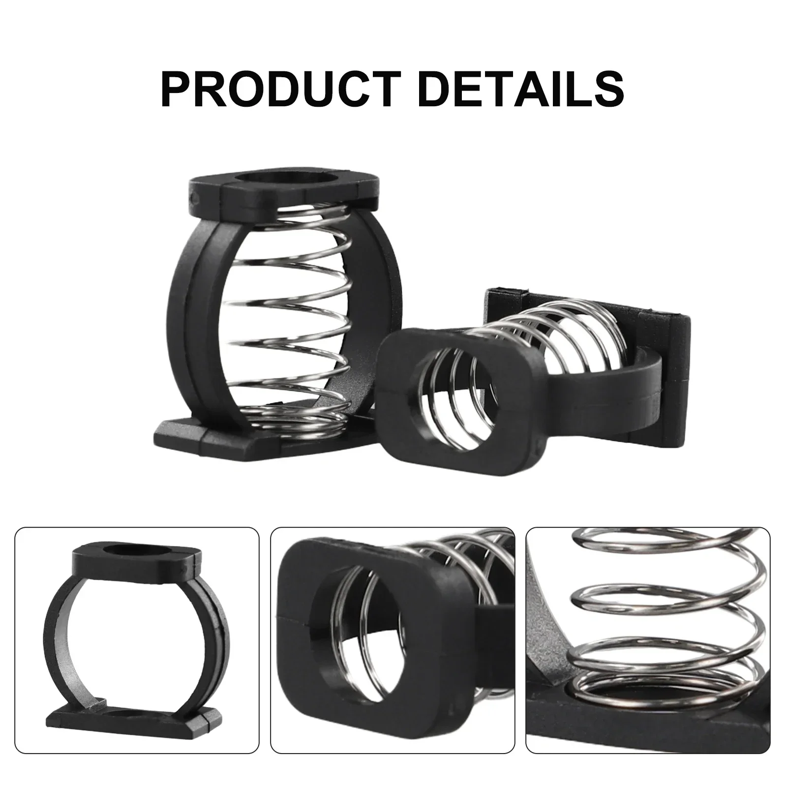 1Pair Enhanced Hinge Clip Spring C-buckle For Brompton Folding Bike Accessories For Small Fabric Folding Bike Rotating Handle