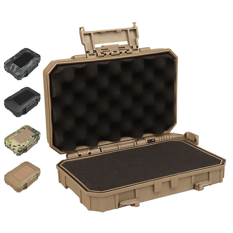 

Outdoor Heavy Duty Nylon Hard Plastic Carrying Tactical Safety Box Case Gun Pistol Case ABS Instant Equipment Box for Vest