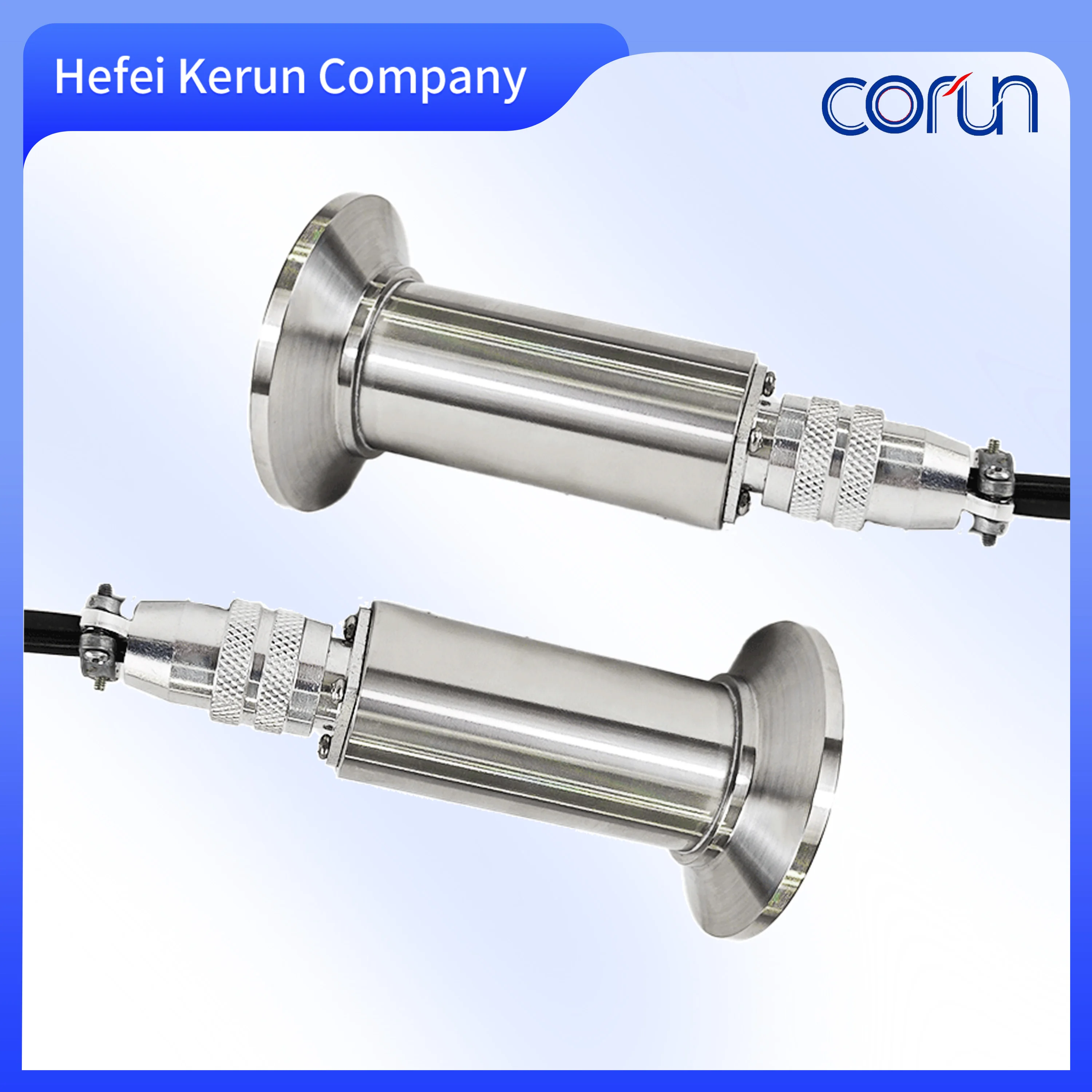 316L Stainless Steel High-Temp Flat Diaphragm Pressure Transmitter Sanitary Clamp Type Diffused Silicon Level Sensor
