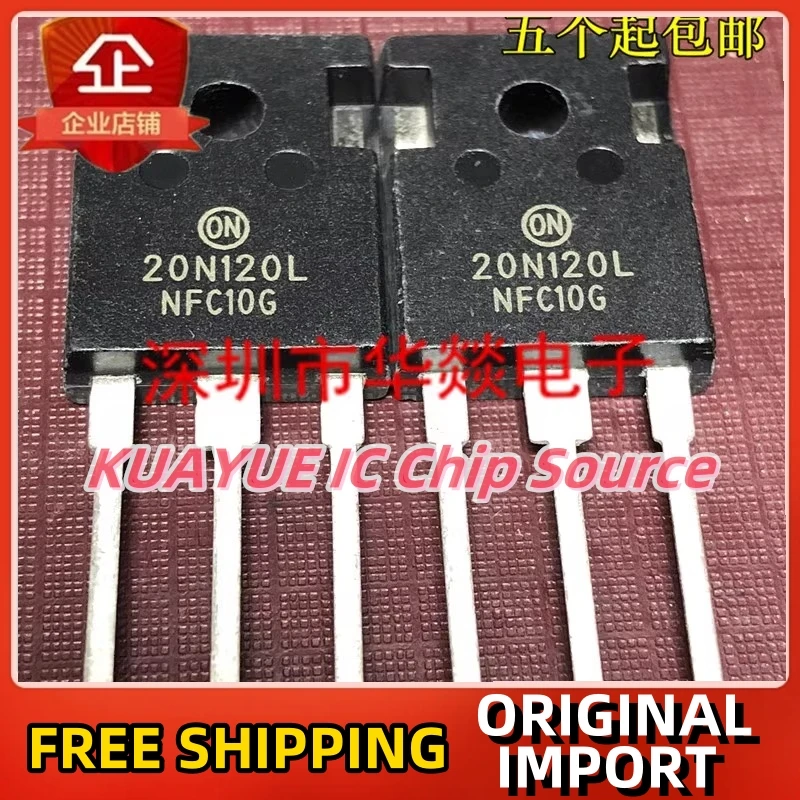 

10PCS-30PCS/20N120L NGTB20N120LWG TO-247 1200V 20A/ Fast Shipping Quality Guarantee