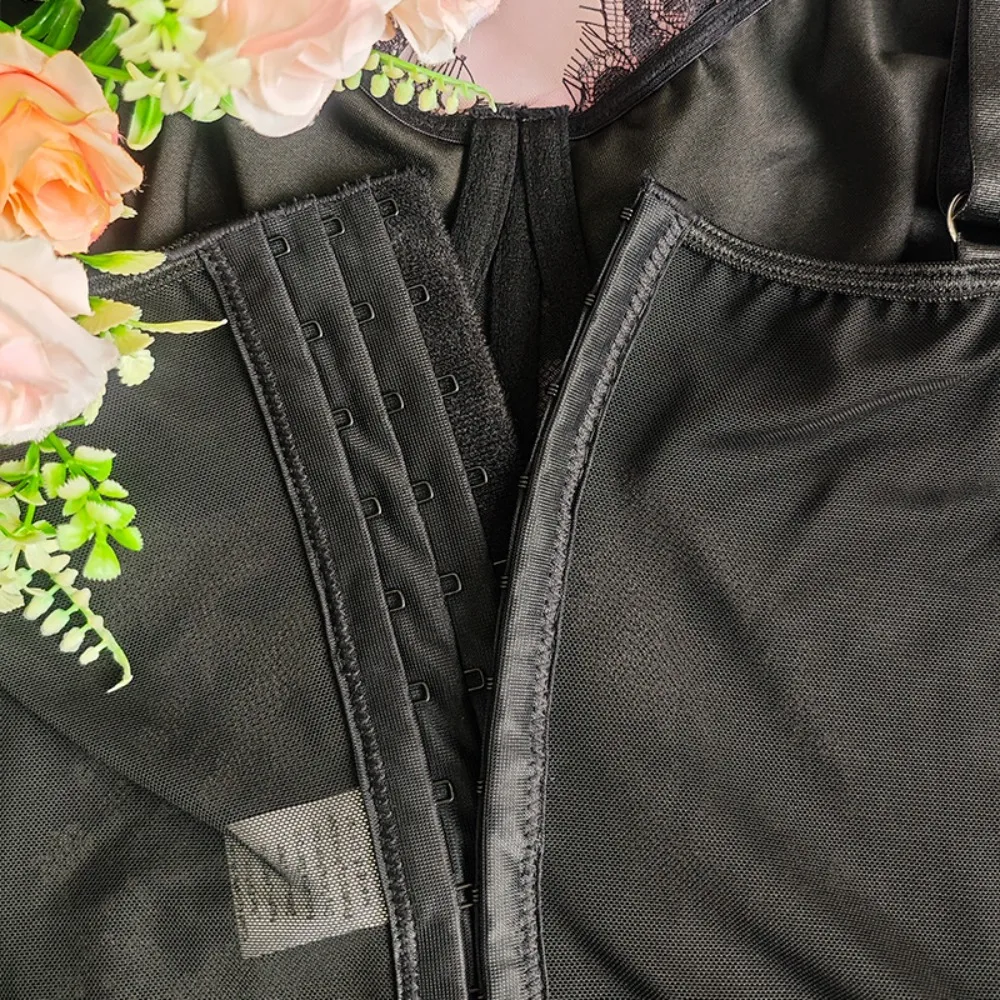 

Spicy Girl Style Hollow Large Lace Camisole Transparent 1XL-4XL Lace Crop Tops Slim Fit Tanks Suspender Vest Ladies