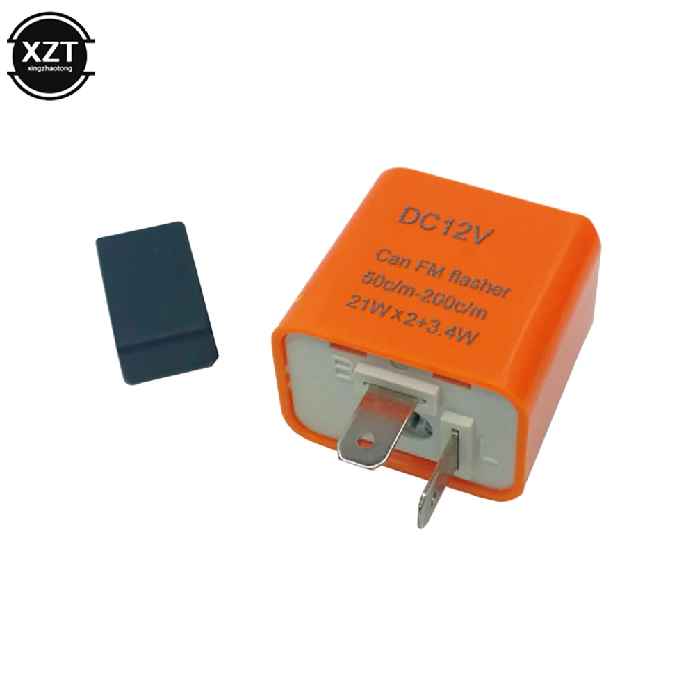 

Turn Indicator Light LED Flasher Adjustable Frequency Motorcycle Motorbike Direction Light 12V Flash Relay