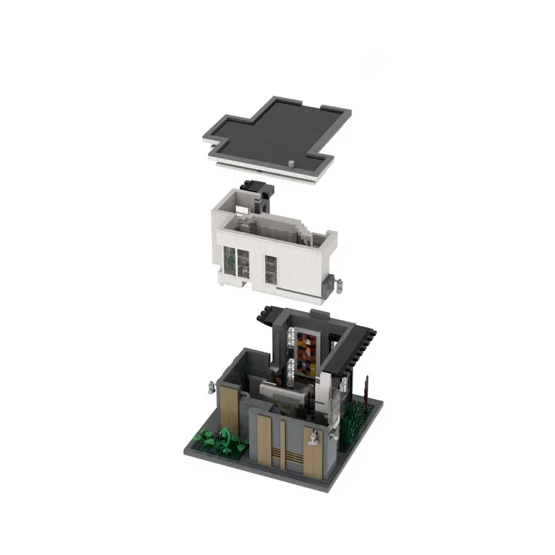 

MOC-84426 Художественный коллекционный дом, вид на улицу, модель строительного блока 3189, детали MOC, креативные рождественские строительные блоки для мальчиков, игрушки