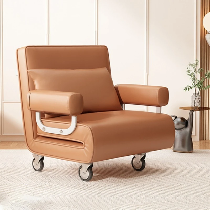 

Movable technology cloth sofa bed foldable dual-purpose single double small apartment living room balcony study sofa chair