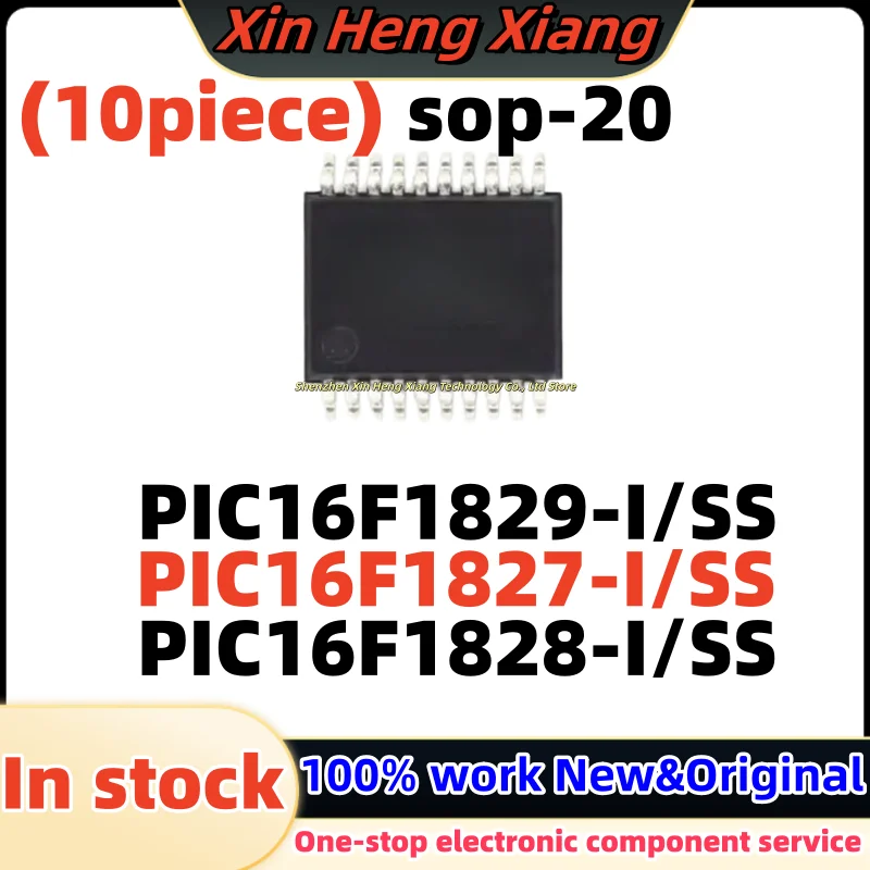 

100%New (10pcs) PIC16F1827 PIC16F1828 PIC16F1829 PIC16F1827-I/SS PIC16F1828-I/SS PIC16F1829-I/SS sop-20