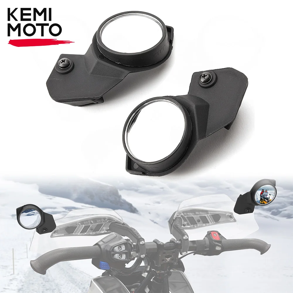 

for Ski-Doo REV Gen5 Neo REV Gen4 XS XM XP XR XU KEMIMOTO Snowmobile Rearview Side Mirrors #860200893 Handguard Pivoting Mirror