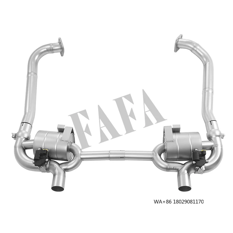 

For 718 GT4 Stainless Steel Exhaust System Electric Valve Exhaust Pipe at the Rear Section High-performance Muffler