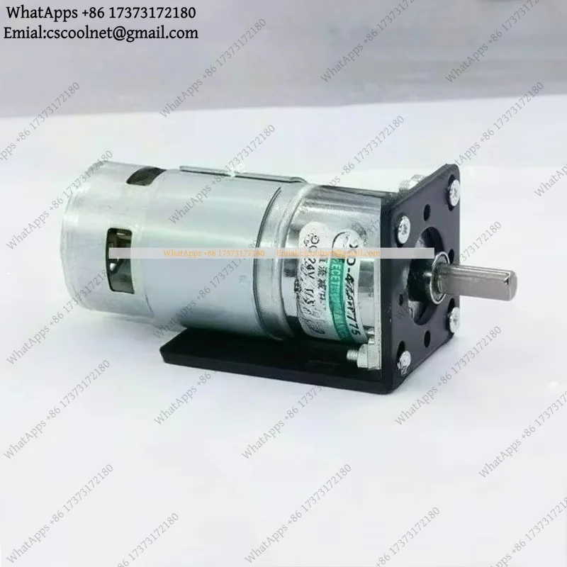DC 12V 24V 775 Geared Motor 25W High Torque Low Speed 10-600RPM CW CCW Adjustable with Bracket