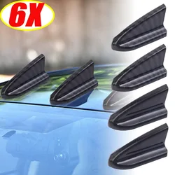 Universal Carbon Fiber Shark Antenna Decor Samll Black Car Antenna Roof Radio Aerial Mini Fm Antenna Auto Accessories