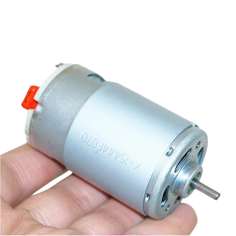 NICHIBO 550 Motor DC 12V 18V 24V 6400RPM Large Torque Engine 3.3mm Dia Shaft for Air Vacuum Pump/ Electric Drill/ Toy Car Boat