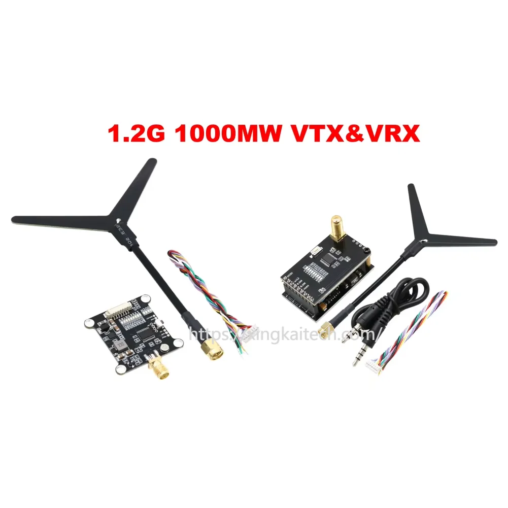 

FPV Video Receiver 1.2/1.3Ghz Vrx Remote Fpv Video Receiver with Av Output 9ch Is Used for Rc Drone Goggles Monitor