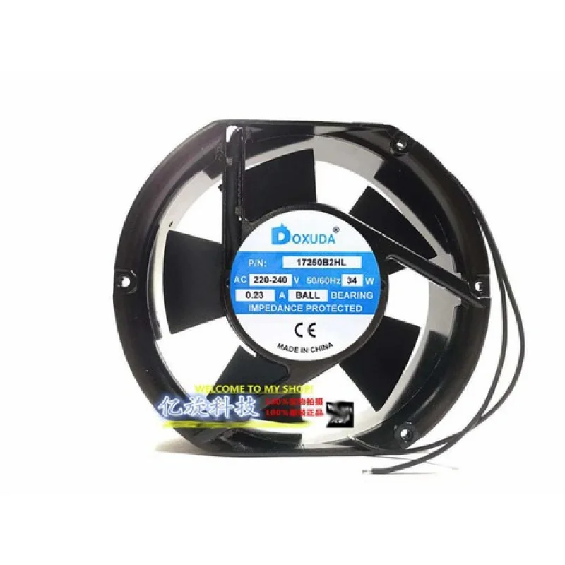 

C for HONGUAN H17250B2HL AC220/240V 32/34W 50/60Hz 0.22A Cooling Fan