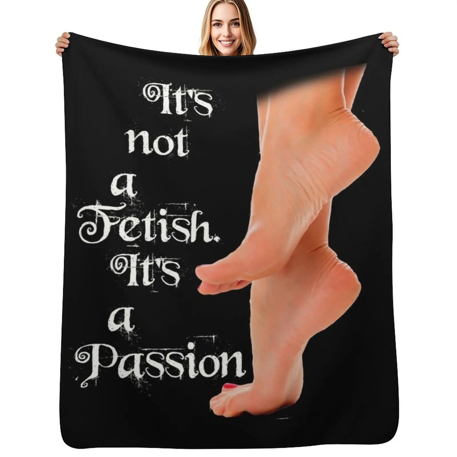 

Fetish foot lovers Throw Blanket Soft Travel Blankets
