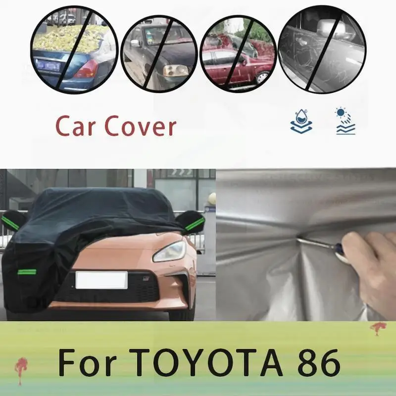 For Outdoor Protection Waterproof Dustproof Full for TOYOTA 86 Car Covers
