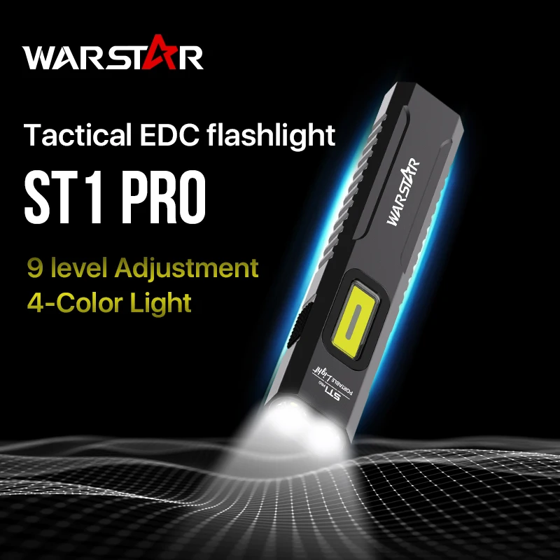 

Портативный мощный рабочий фонарь St1 Pro, 1500 яркости и высокой яркости, многорежимное управление, материал из алюминиевого сплава, прочная и устойчивая к падениям, перезаряжаемая литиевая батарея высокой емкости 1000 мАч, снаряжение для экстренного выж