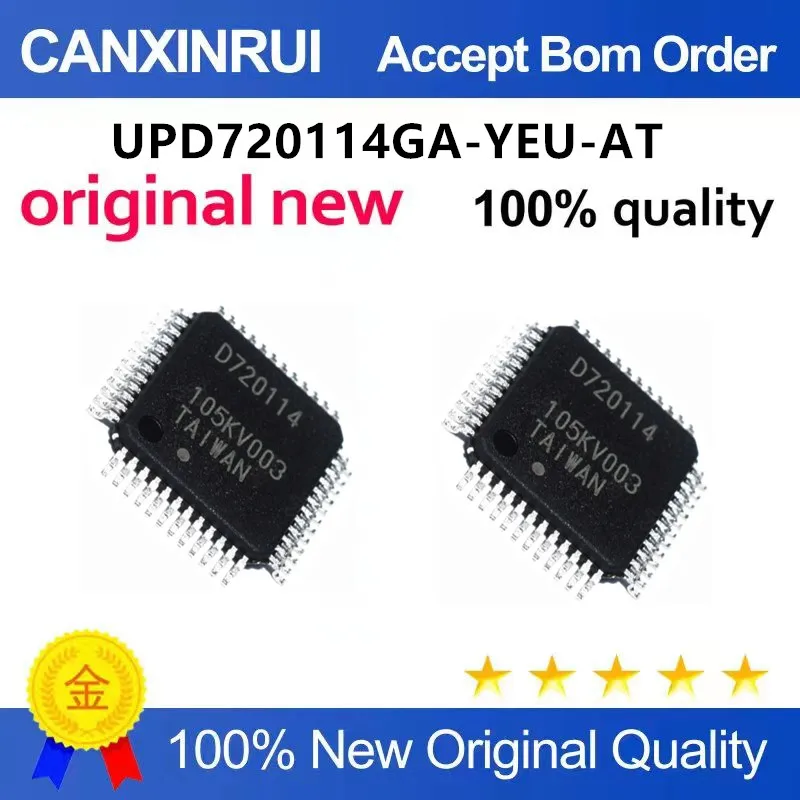 

Original New 100% quality UPD720114 D720114 720114GA-YEU-AT 720114K9-4E4-A QFP48 QFN40 Integrated circuit IC chip