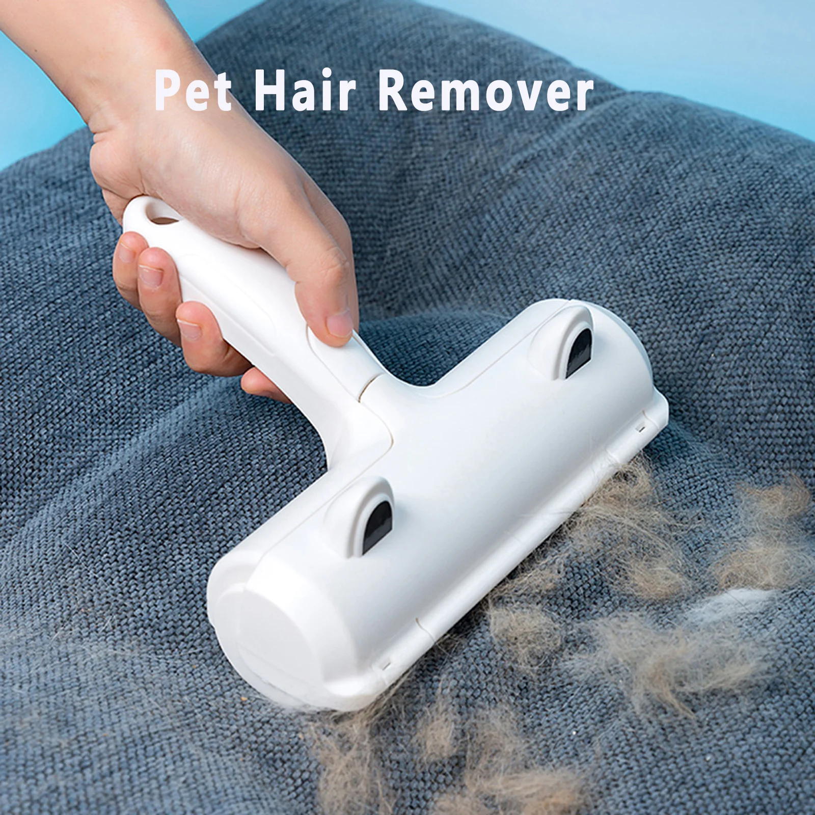 Upgraded Pet Hair Remover Cat Dog Hair Remover for Couch Furniture Carpet Car Seat Reusable Roller Pet Fur Removal Tool