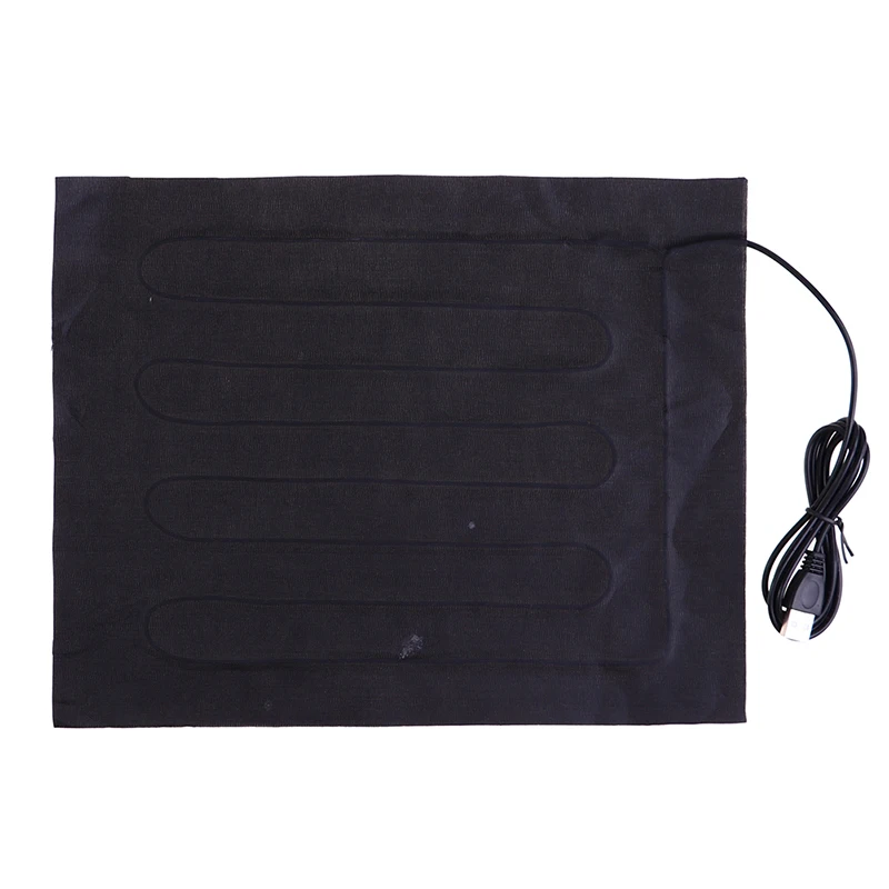 1pcs 24*30cm 5V Carbon Fiber Heating Pad Hand Warmer USB Heating Film Electric Winter Infrared Fever Heat Mat