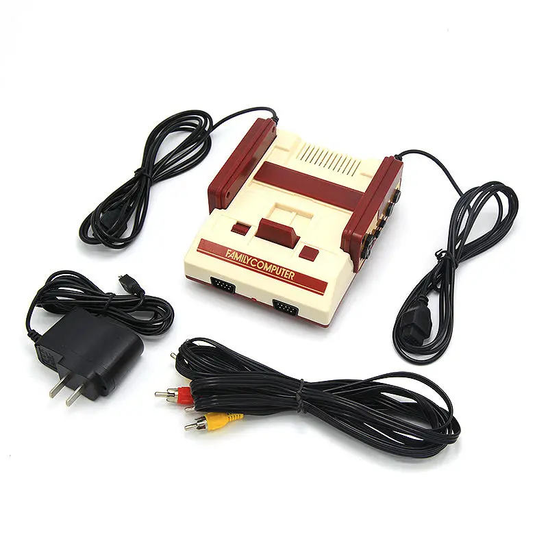 Super new 8 bit TV Game Player rs-35 red and white game machine 632 game double play nostalgic For FC card game machine