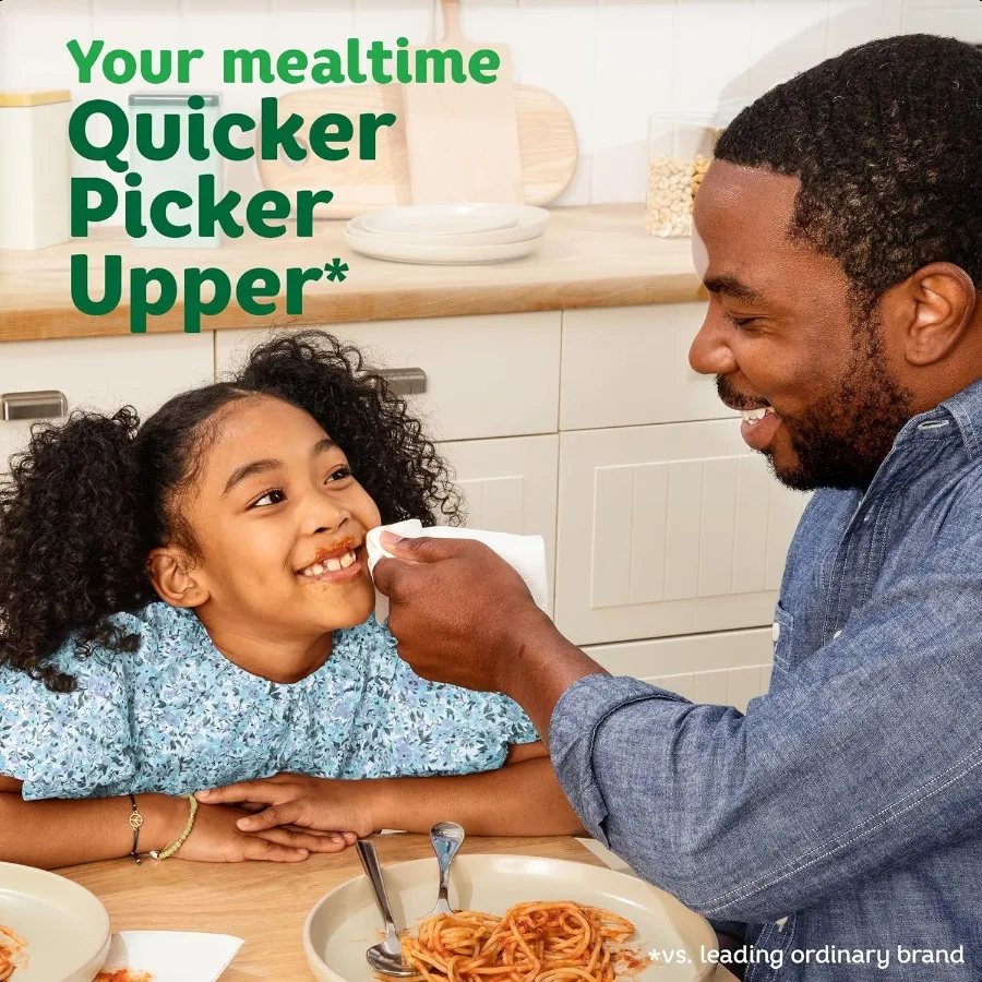 مناديل ورقية باونتي بيضاء عدد 400