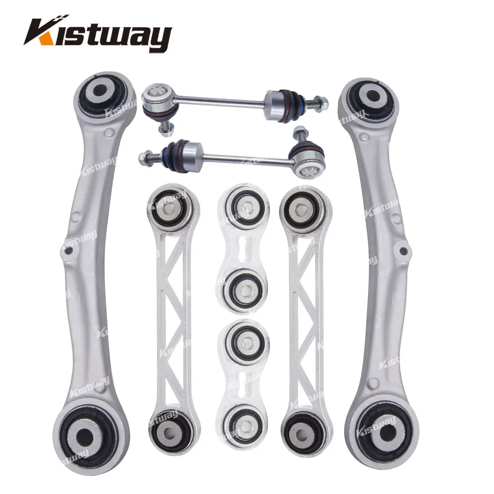 8PCS Rear Suspension Control Arm Kits For Tesla Model S 2012- Model X 2016- 1021422-00-A 1027426-00-C 1027421-00-E 1021420-00-A