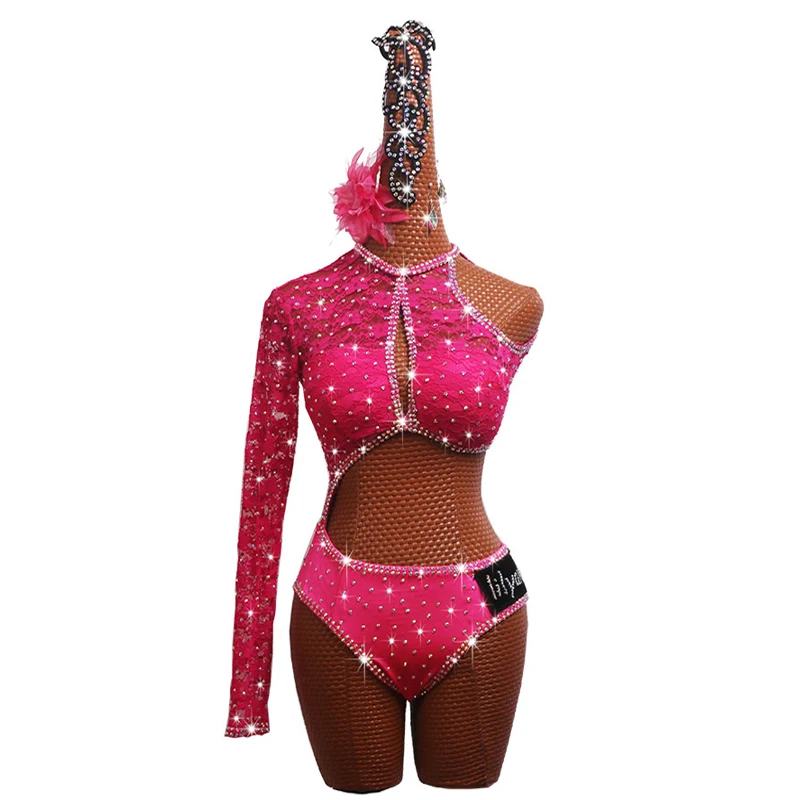 Women Pole Dance Clothing  Steel Pipe Girl Costume Party Performing Dress Clubwear Costumes Sexy Dance