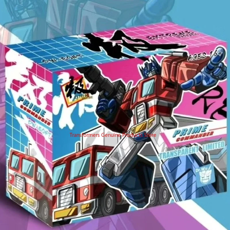 

New style spot Transformed toys DW-E40 Colored transparent optimus pillars Movie Robot Cartoon animation Mobile finished product
