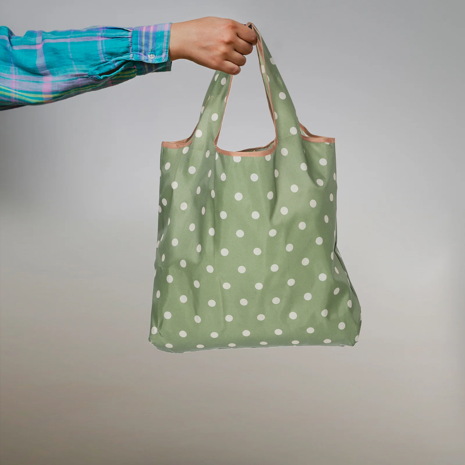 حقيبة تسوق قابلة للطي ذات سعة كبيرة، حامل بقالة قابل لإعادة الاستخدام، حقيبة حمل شديدة التحمل للسفر والخططات اليومية #2