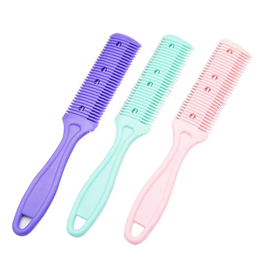 

Detachable Blades Double Sides Hair Shaved Comb DIY Styling Hair Cutting Thinning Trimmer Haircut Shaving Comb Hairdressing Tool