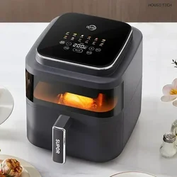 6L capacity Far infrared air fryer with visual non-flip function multifunctional smart electric fryerair fryer oven