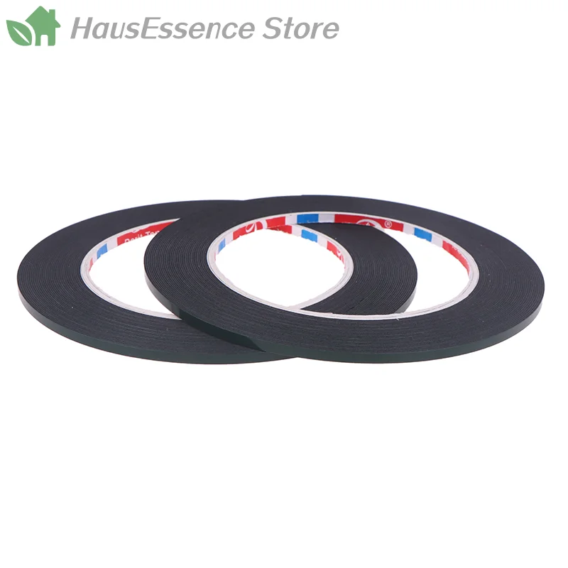 ※High-Quality 2PCS 2/3/4mm 10meters Double Sided Sticky Foam Tape Adhesive Screen Frameless Borderless Curved Display
