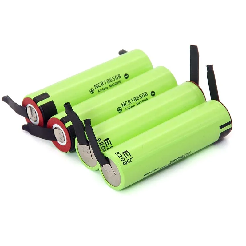 new 100% Original NCR18650B 3.7 v 3400mah 18650 Lithium Rechargeable Battery Welding Nickel Sheet batteries