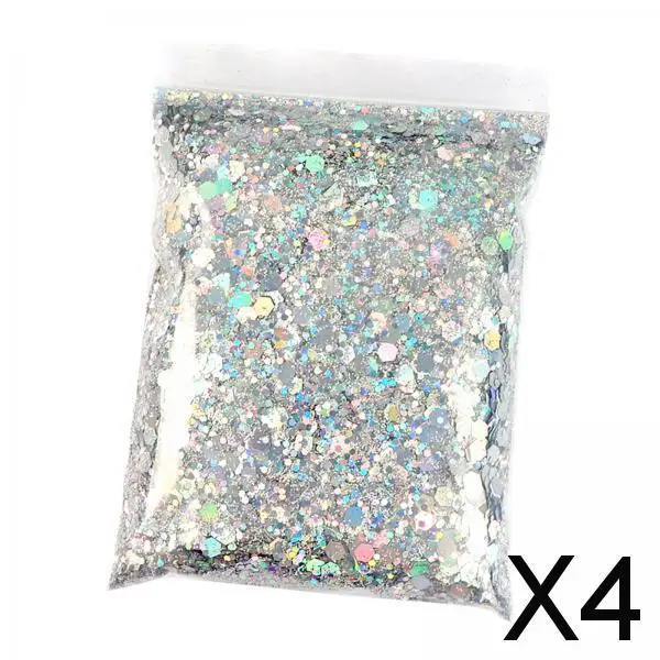 2x1 sac 50g paillettes pour ongles paillettes Paillette flocons 3D Nail Art décor