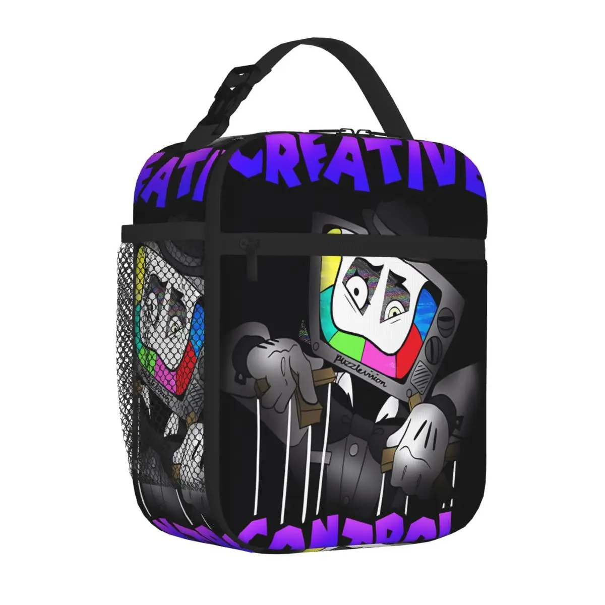 Bestselling Creative Control (Mr Puzzles) (Transparent Version) Light Luxury Canvas Lunch Bag Balanced Diet Pack Small Lunch Bag