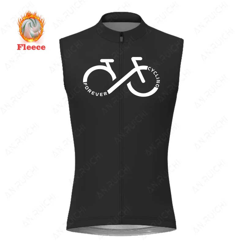 Bicycle Sleeveless Cycling Vest 2023 Men Summer Windproof Breathable Cycling Gilet Winter Warm Bike Jacket Ropa Ciclismo Chaleco