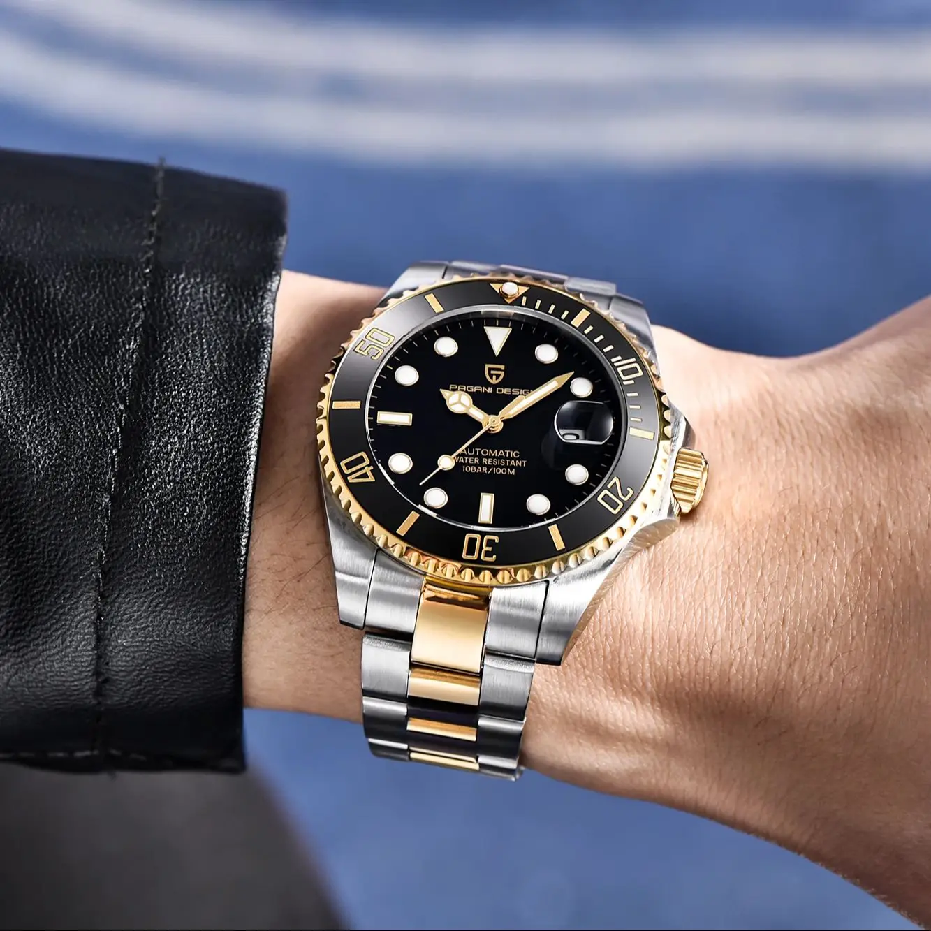 파가니 디자인 2025 신제품 남성용 시계 클래식 다이빙 오토매틱 기계식 손목시계 남성용 스테인리스 스틸 방수 시계