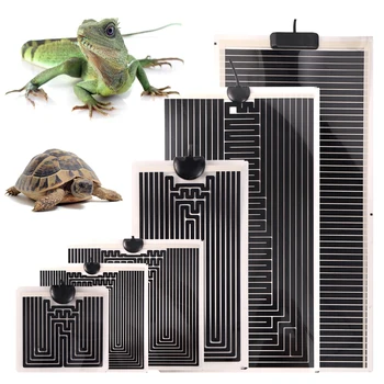 EU Plug Reptiel Verwarming Pad Voor Hagedis Schildpad Heater Reptielen Warm Verstelbare Temperatuurregelaar Mat Voor Kleine Aquarium 1Pc