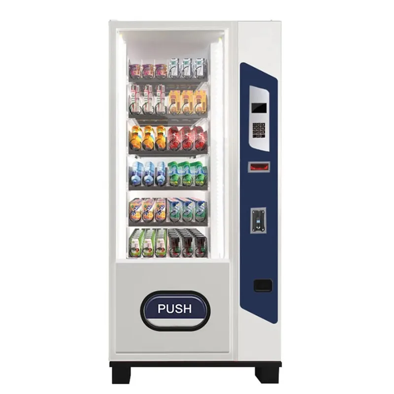 FOODLINE Customized 24hours Online Fitness Snack Bars and Drink Vending Machine