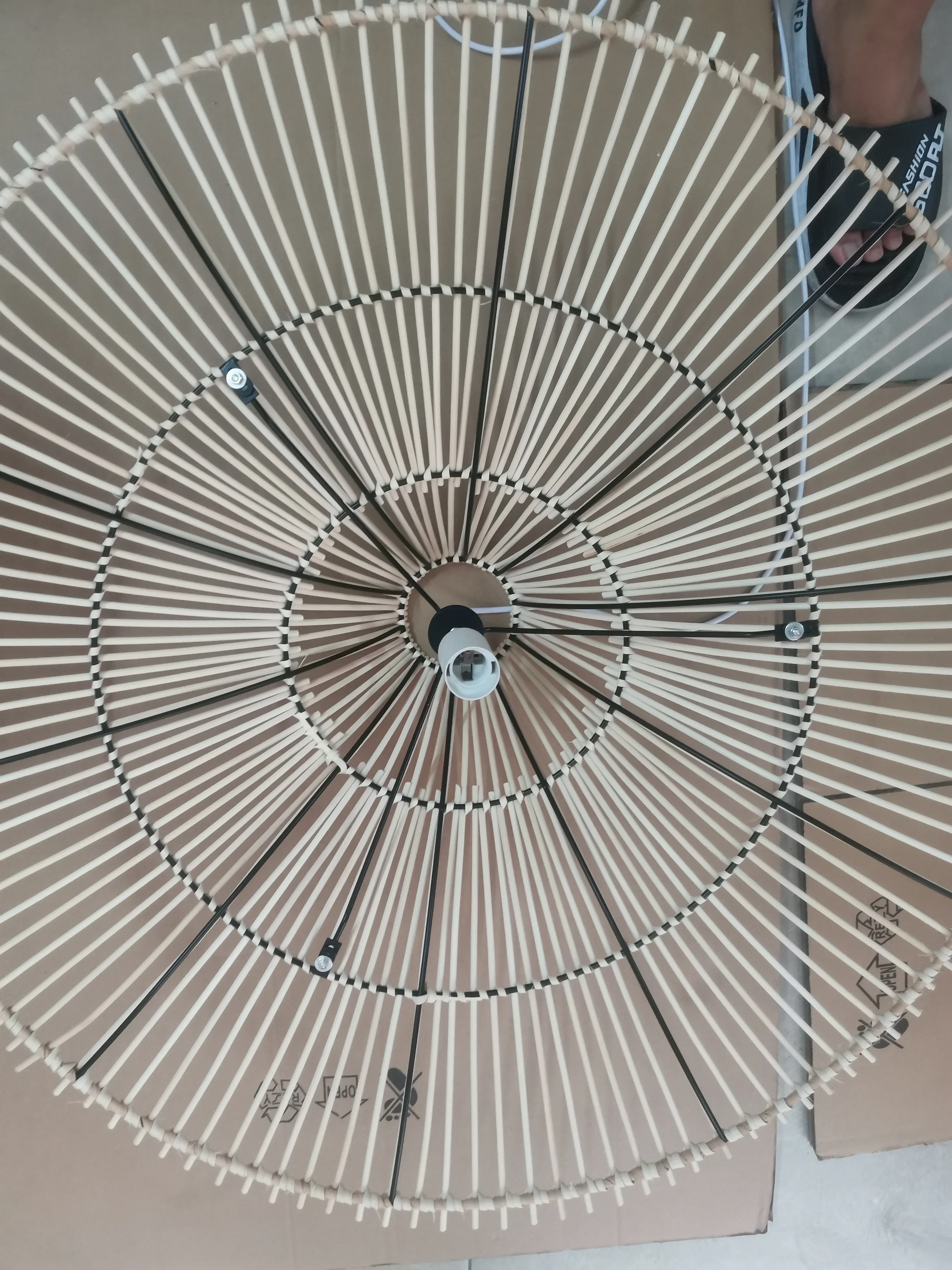 Neue Rattan Pendelleuchte Vintage Designer Leuchte Restaurant Esszimmer Bar Leuchten Retro Home Decor Moderne Kronleuchter