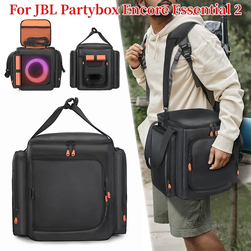 

for jbl Partybox Encore Essential 2 Portable Protective Case Shockproof Portable Speaker Dust Case Waterproof Speaker Carry Bag