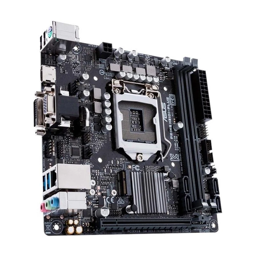 Imagem -04 - Asus-prime H310i-plus Motherboard Placa Principal Usada Chipconjunto H310 Mini Itx Intel Lga 1151 Suporte 8th 9th Gen Core