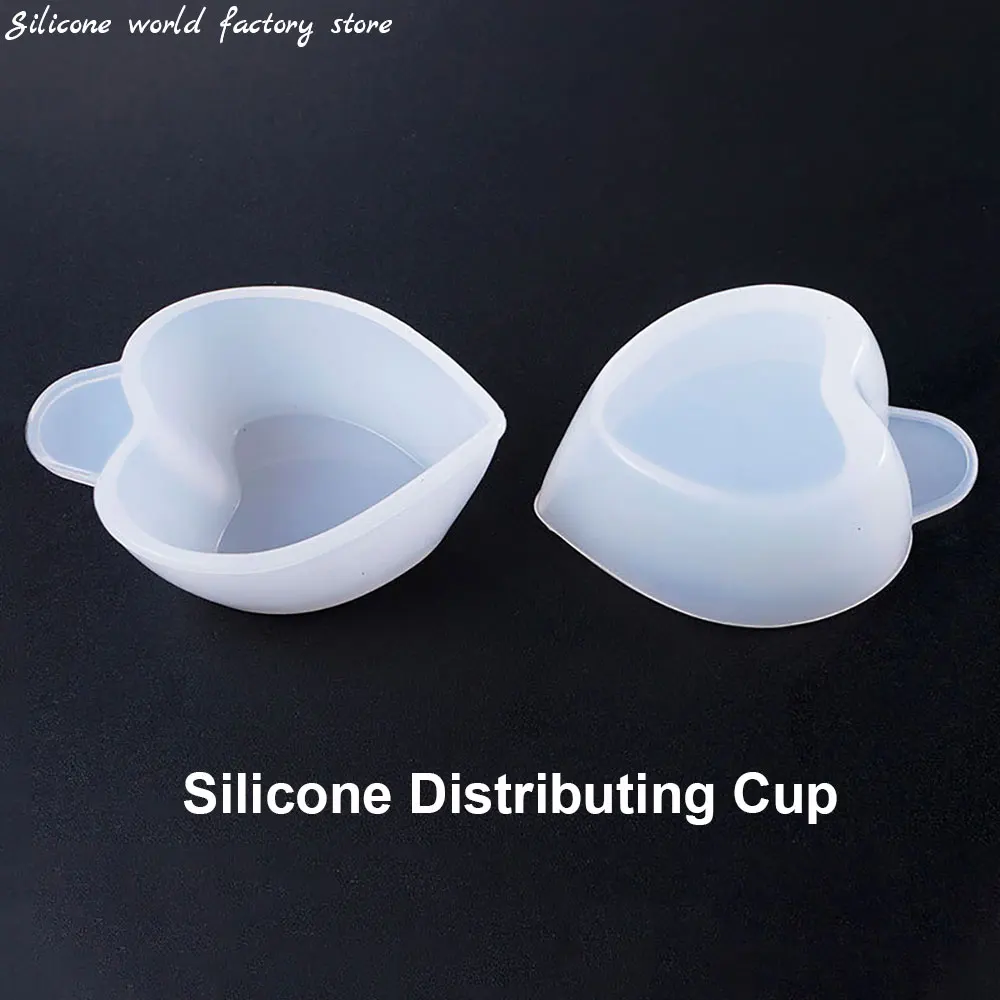 

1PC Silicone Distributing Cup Resin Glue Tools Glue Liquid Distribution Cup Jewelry Making Tools For Resin Molds Accessories