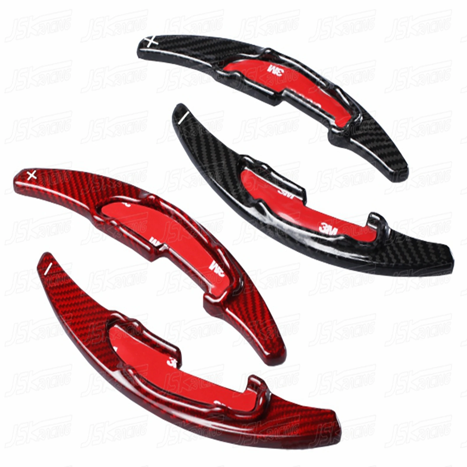 Black/Red Carbon Fiber Shift Paddles For Bmw 4 Series F82 M4 2014-2018 2015 2016 2017