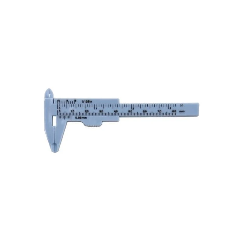 

G6KF High Accuracy 0.1mm Plastic Calipers Double Unit Scale Verniers for Workshop Use