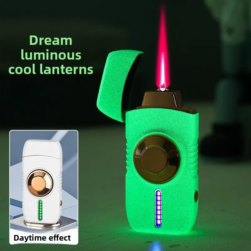 

Unzip Gyro Rotation and Play Smart Voice Control Ignition Variety of Colorful Inflatable High-end Lighter Men's Accessories